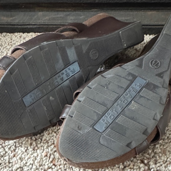 Kenneth Cole Reaction Dark Brown Leather Mules - Picture 6 of 8